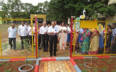 Inauguration of Outdoor Science park installed at MKET CBSE Unit on June 25th 2018