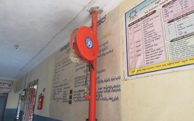 Fire Hydrant system installed in 2023-24 at MKET’s LK Kan Higher Primary School, Harihar.