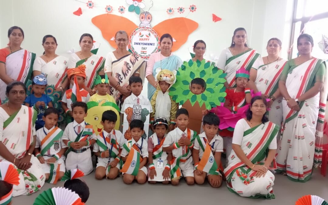 INDEPENDENCE DAY CELEBRATION BY NURSERY STUDENTS.